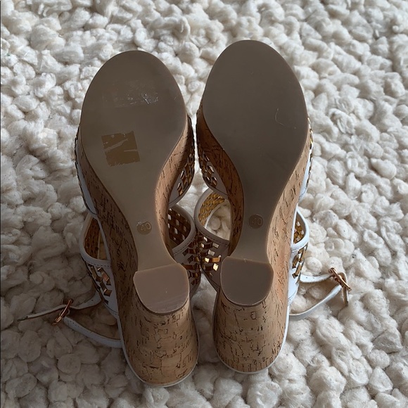 Marc Jacobs metallic weave cork platform wedges - Picture 5 of 5